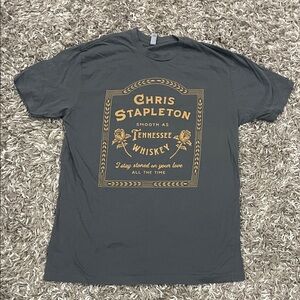 Chris Stapleton Gray T-Shirt size large